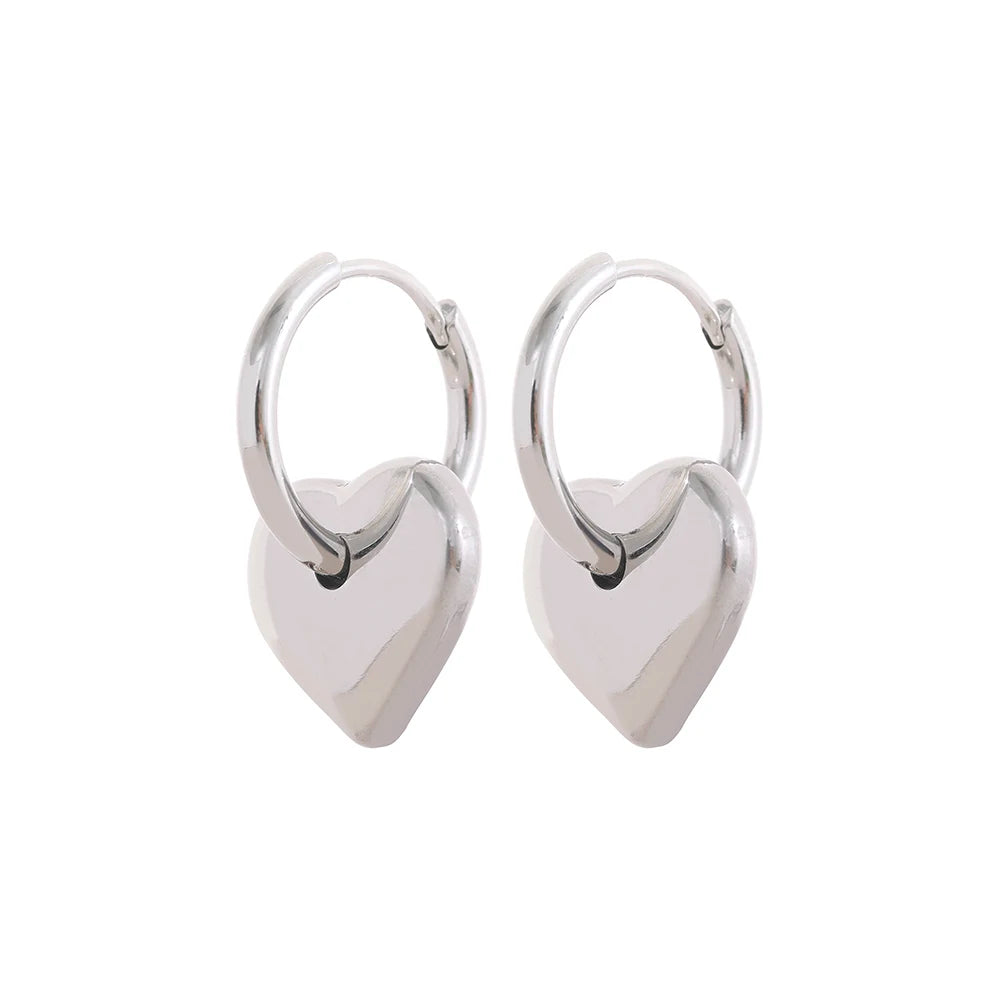 Celestial Trio Charm Hoops