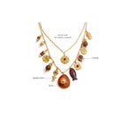 Ocean Double Layer Gold Necklace