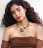 Autumn Bloom Waterproof Charm Necklace