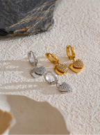 Nova Twin Heart Earrings