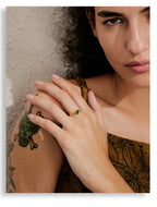 Trendy CZ Minimalist Finger Ring