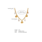 Waterproof Shell Pendant Necklace