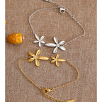Waterproof Flower Charm Bracelet