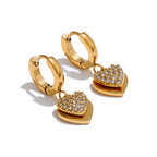 Nova Twin Heart Earrings
