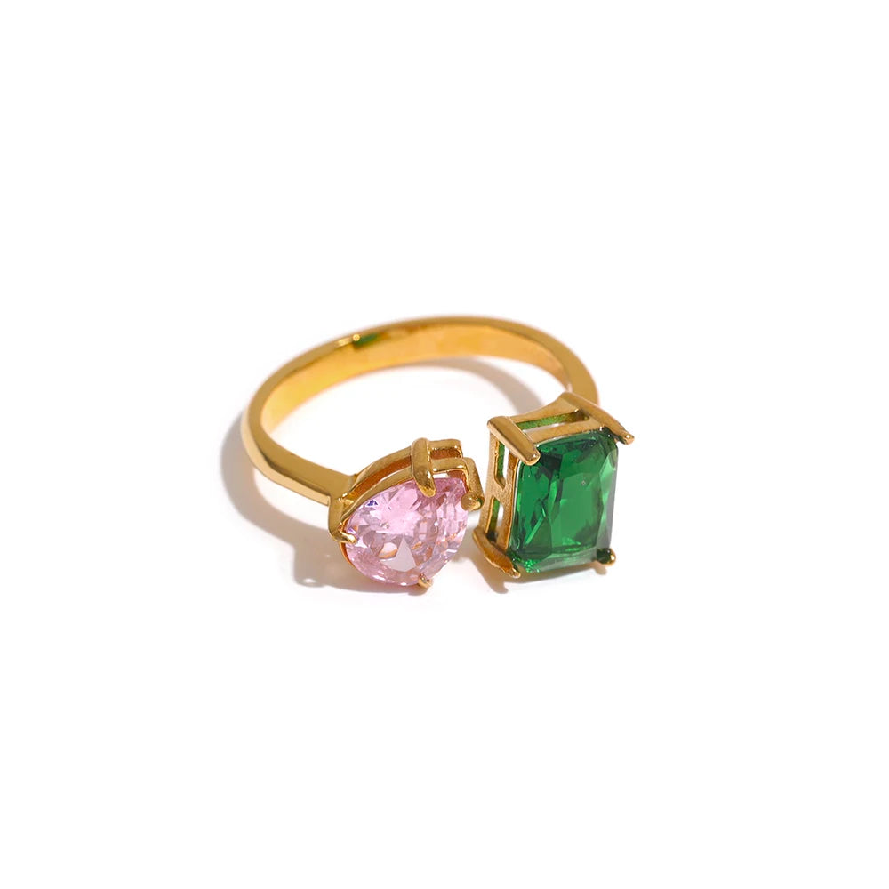 Aurora Gem Open Ring
