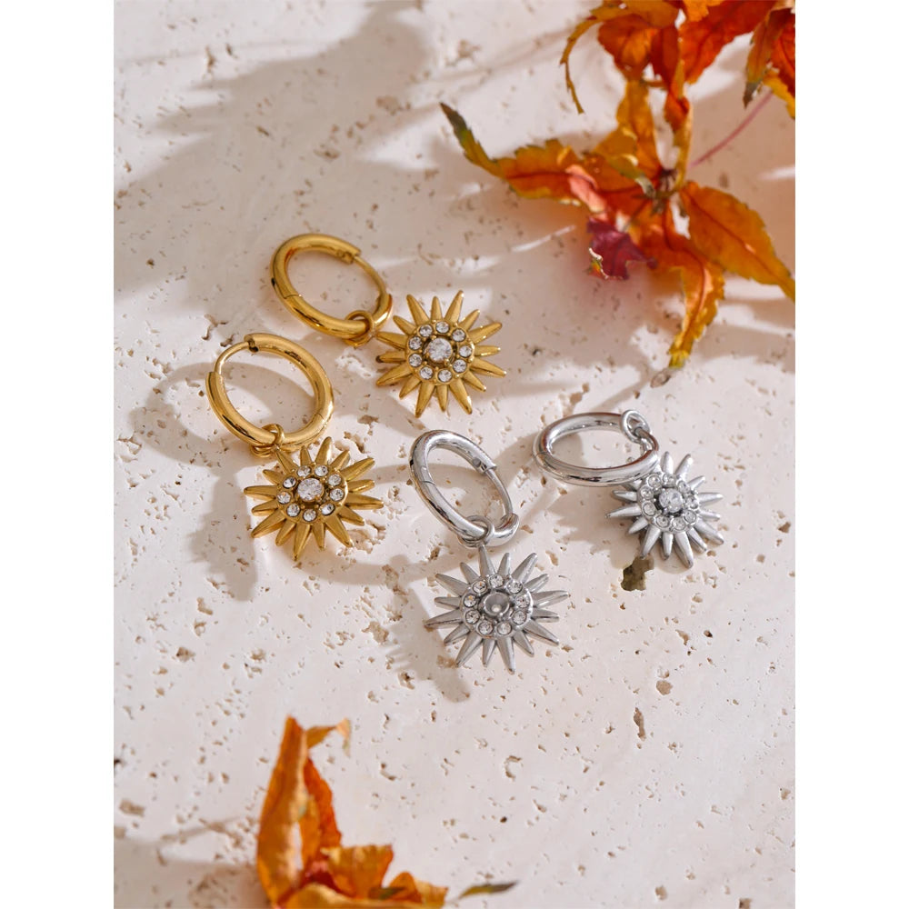 Radiant Sun Drop Earrings