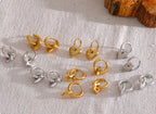 Celestial Trio Charm Hoops