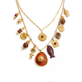 Ocean Double Layer Gold Necklace