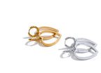 Amora Heart Hoop Earrings
