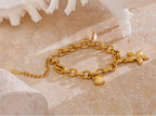 Ocean Starfish Shell Charm Necklace