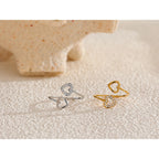 Hollow Heart Ring