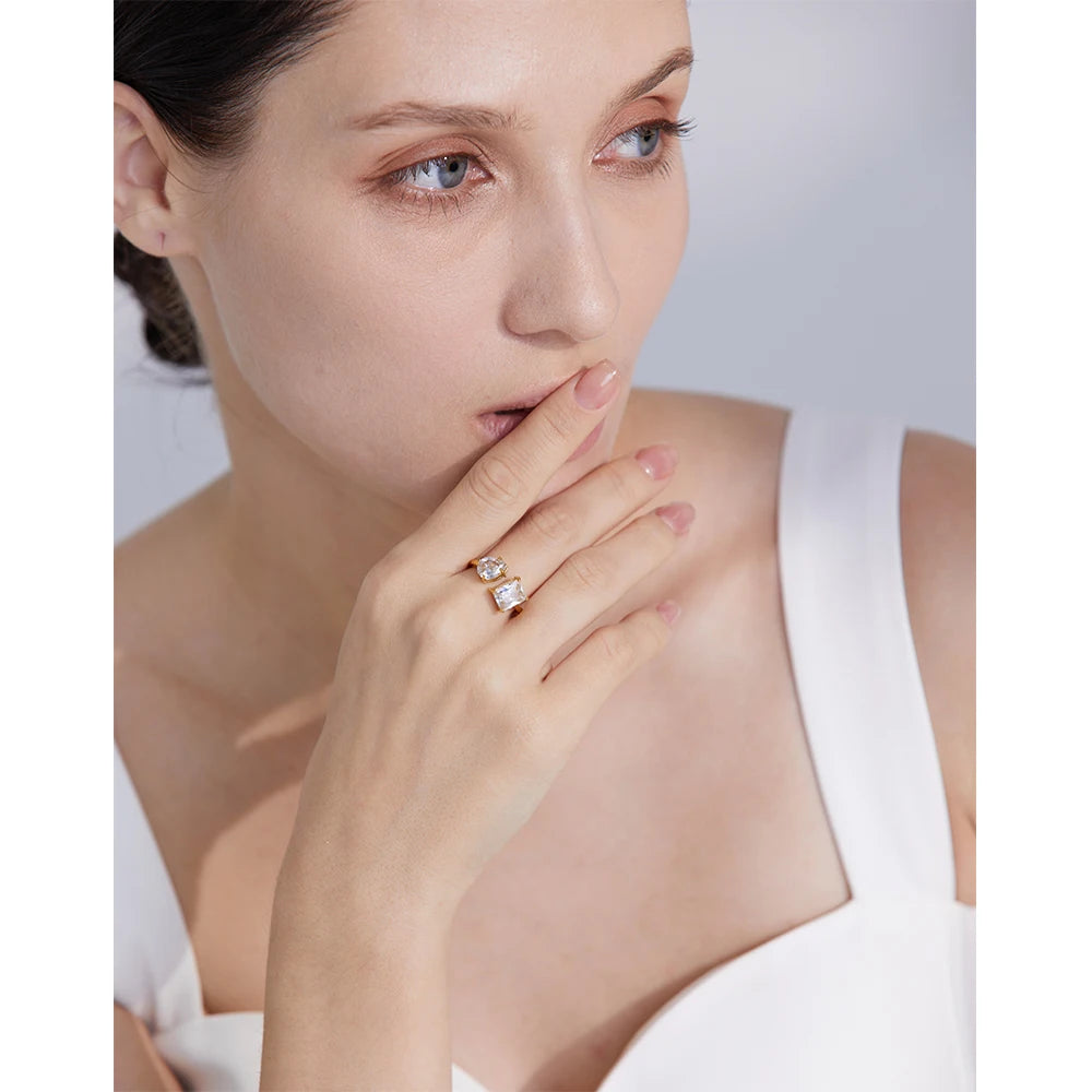 Aurora Gem Open Ring