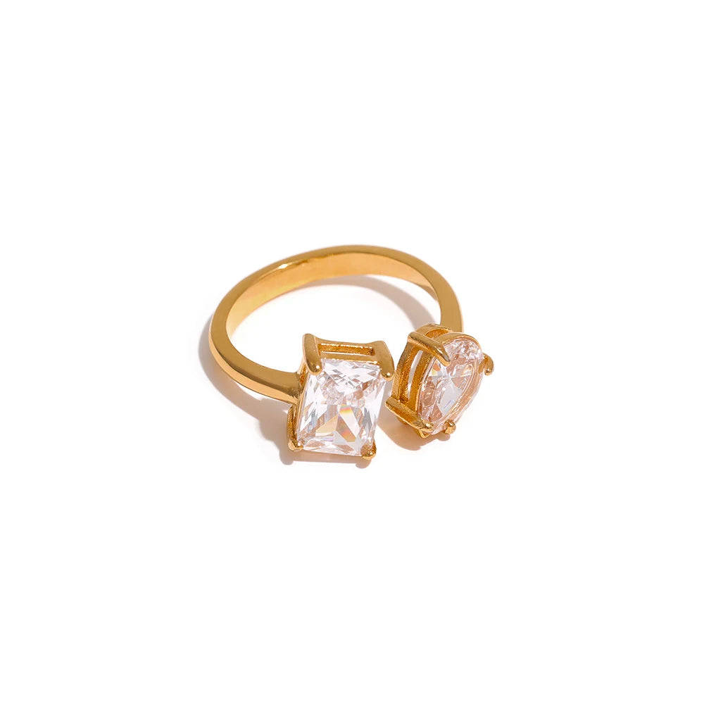 Aurora Gem Open Ring