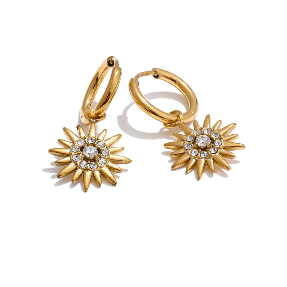Radiant Sun Drop Earrings