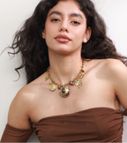 Autumn Bloom Waterproof Charm Necklace