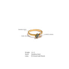Trendy CZ Minimalist Finger Ring