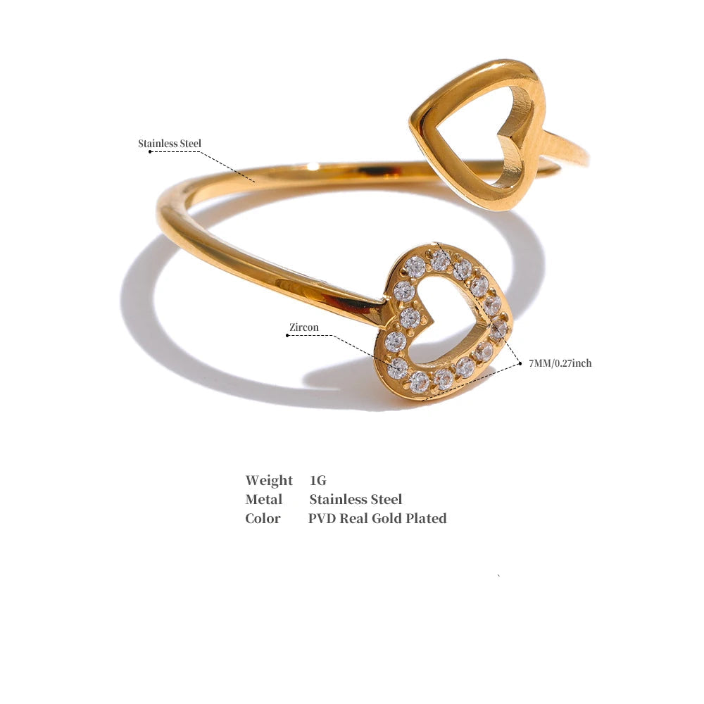 Hollow Heart Ring