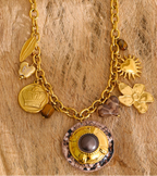 Autumn Bloom Waterproof Charm Necklace
