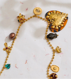 Blooming Heart Charm Necklace