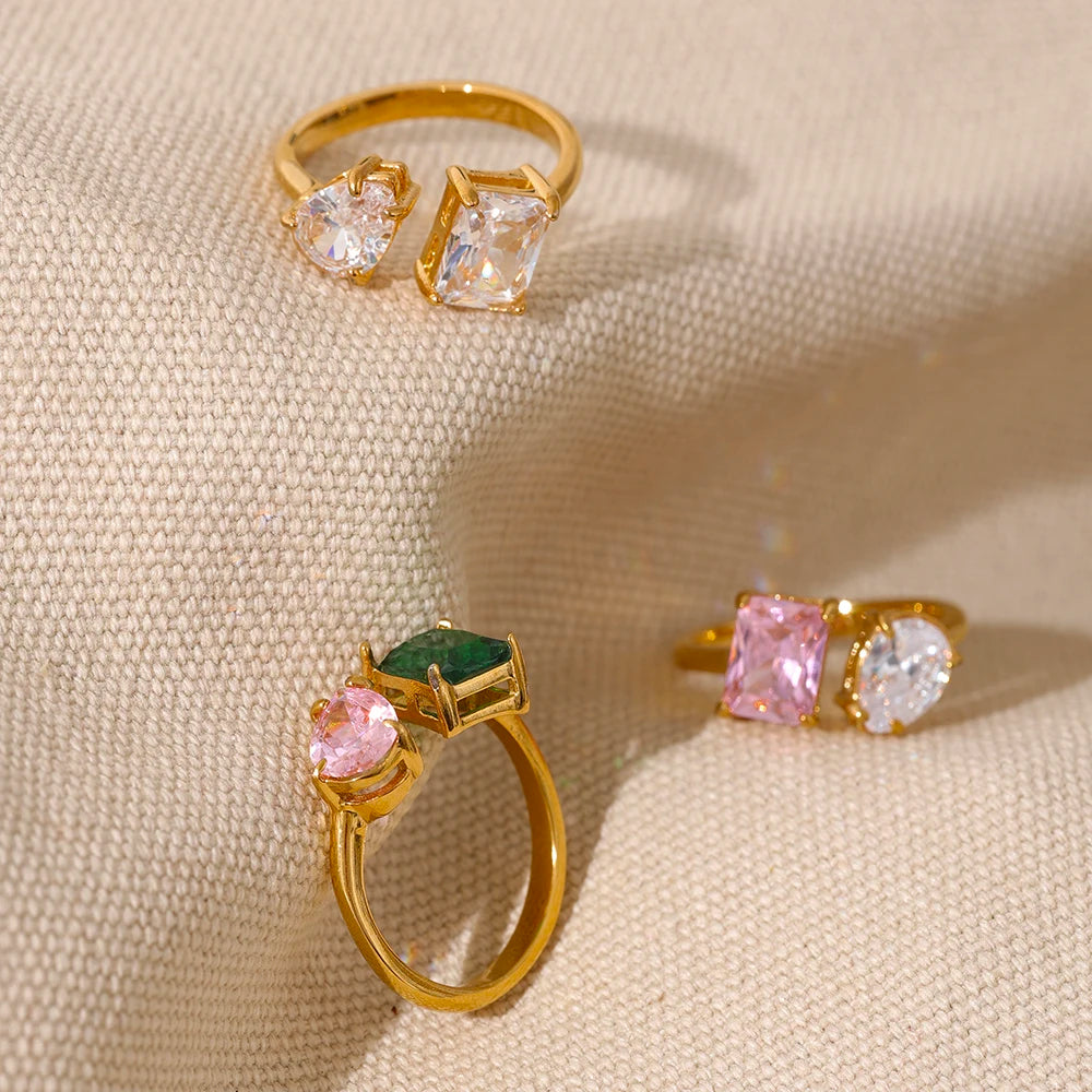 Aurora Gem Open Ring