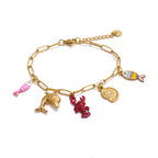 Ocean Style Charm Wrist Bangle