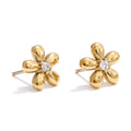 Elegant Zirconia Flower Earrings