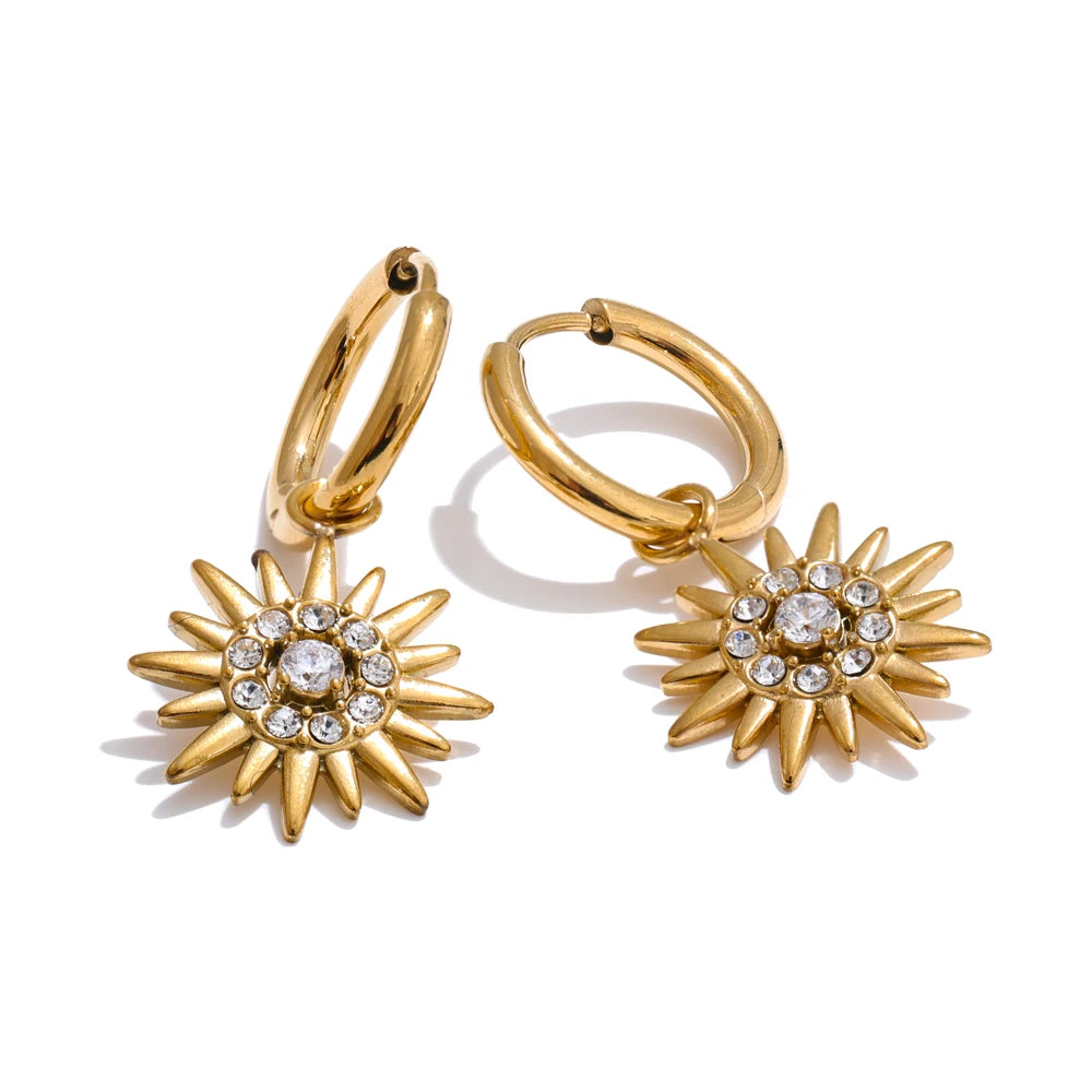 Radiant Sun Drop Earrings
