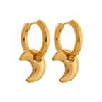 Celestial Trio Charm Hoops