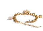 Ocean Starfish Shell Charm Necklace