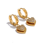 Nova Twin Heart Earrings