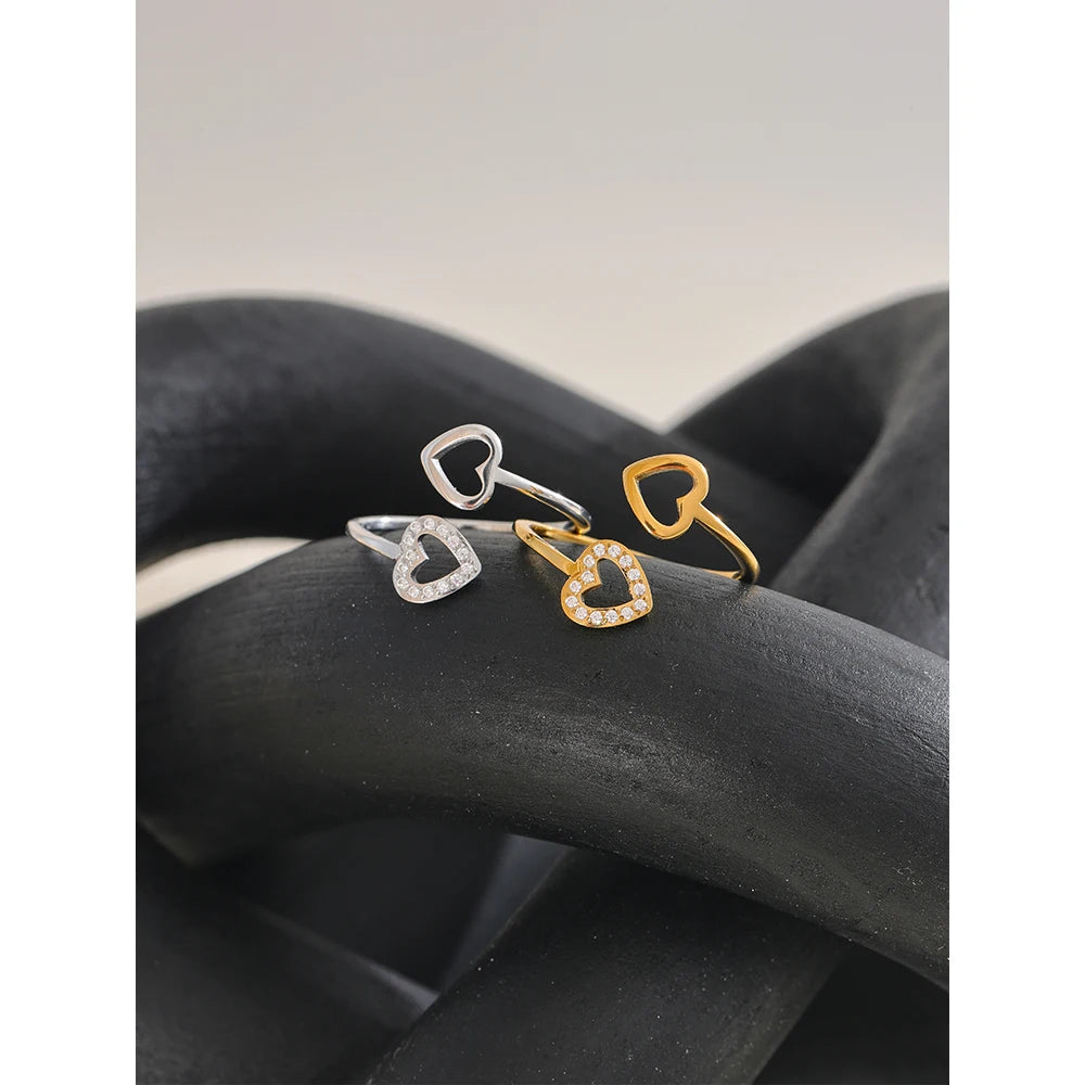 Hollow Heart Ring